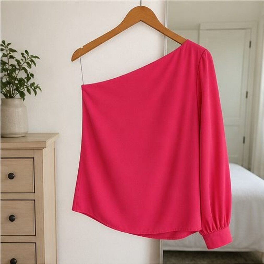 Lilac Pleated Blouse